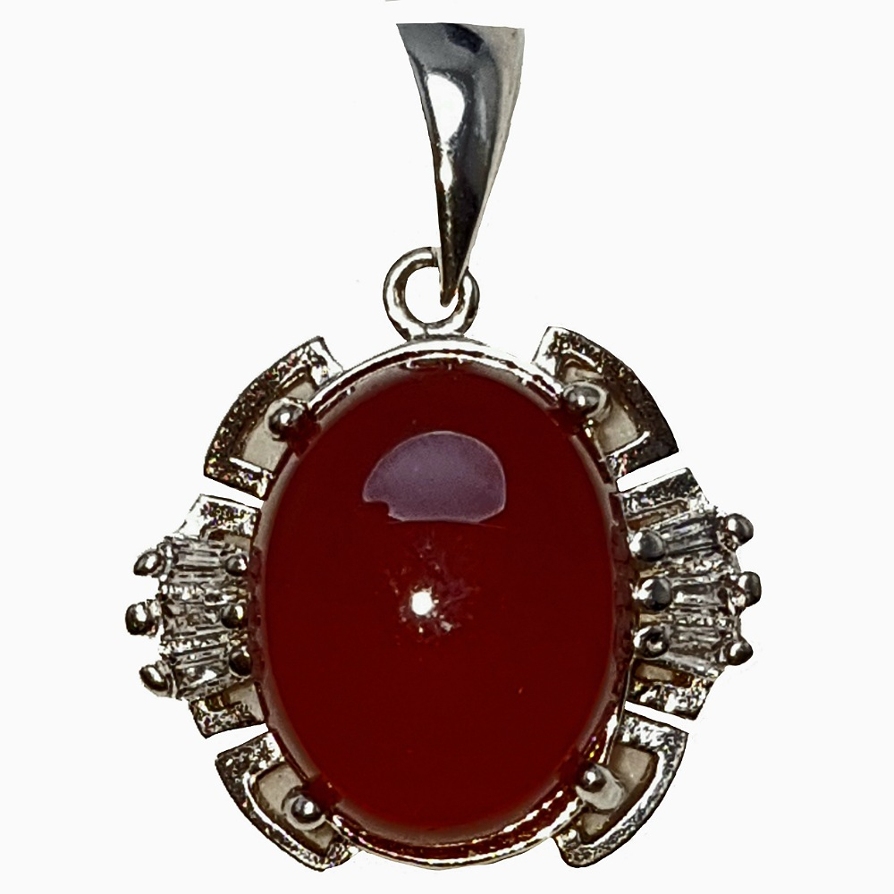 آویز گردنبند نقره زنانه مدل 54321