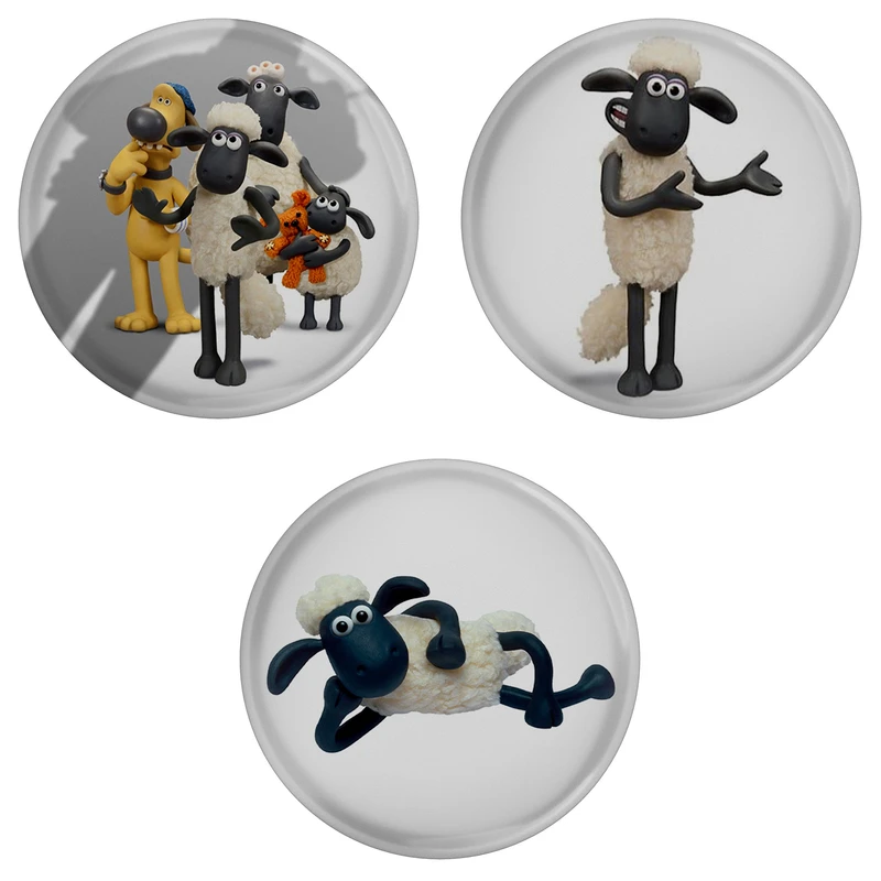 پیکسل مدل S3-6 طرح انیمیشن شان گوسفند بره ناقلا مجموعه 3 عددی