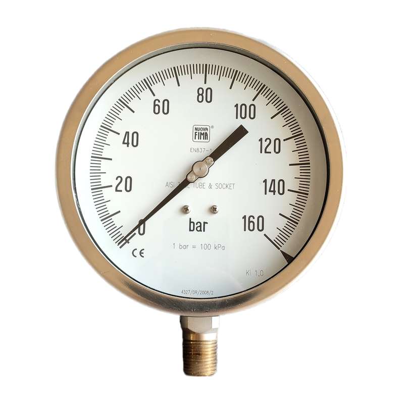 گیج فشار نووا فیما مدل 160bar-16cm