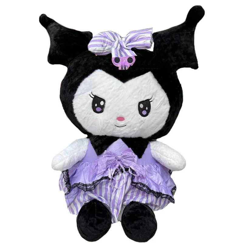 عروسک مدل کرومی پاپیون طرح دار کد JIM11055 ارتفاع 50 سانتی‌متر