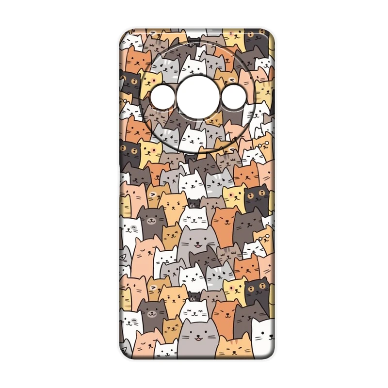 کاور مدل گربه کد 129 مناسب برای گوشی موبایل شیائومی Redmi A3
