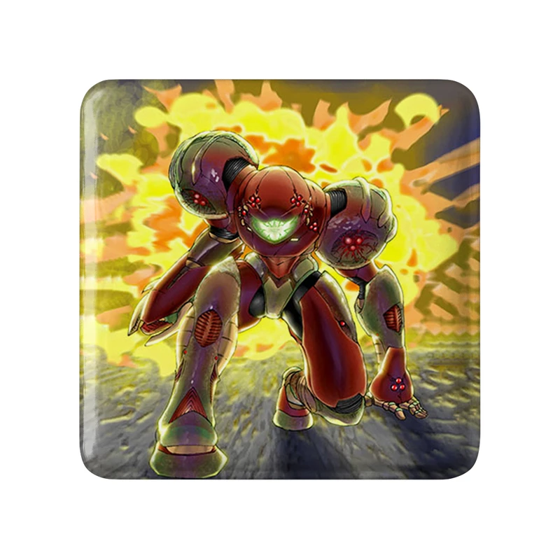 مگنت خندالو طرح بازی متروید (Metroid) مدل مربعی کد 35681