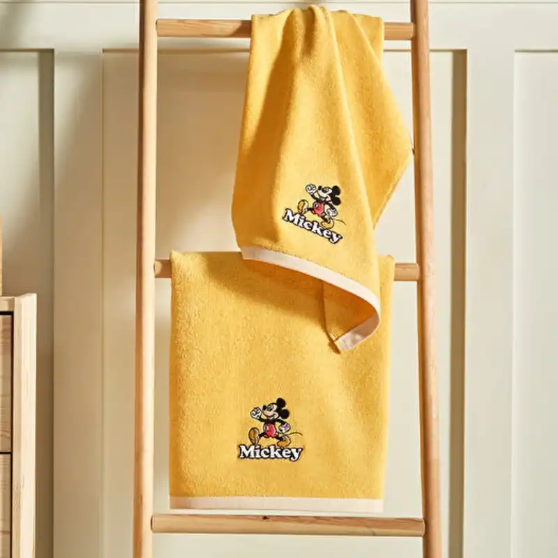 سرویس حوله 2 تکه ازدیلک مدل Mickey Mouse Happy