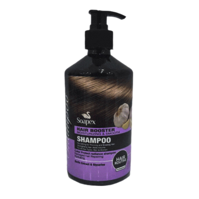 شامپو تقویت کننده و ترمیم کننده مو سوپکس مدل سیر حجم 500 میلی لیتر