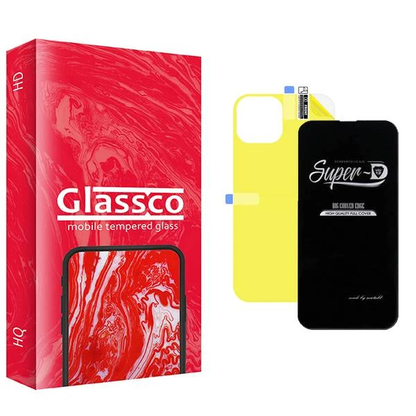 محافظ صفحه نمایش گلس کو مدل CGo1 SuperD مناسب برای گوشی موبایل اپل iPhone 13 Pro Max به همراه محافظ پشت گوشی