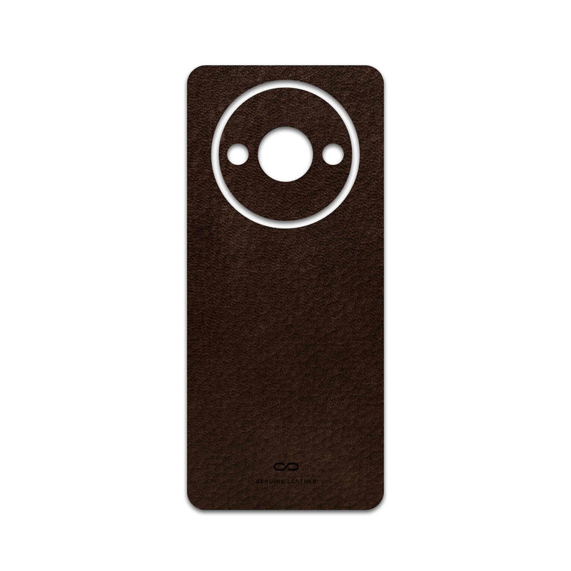 برچسب پوششی ماهوت مدل Dark-Brown-Leather مناسب برای گوشی موبایل شیائومی Redmi A3x