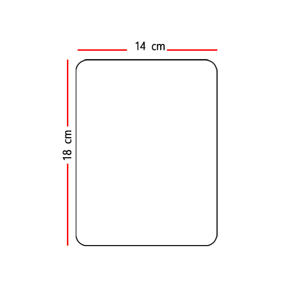 تخته وایت برد لاژید مدل برنامه ریزی غذایی سایز 14x18 سانتی متر