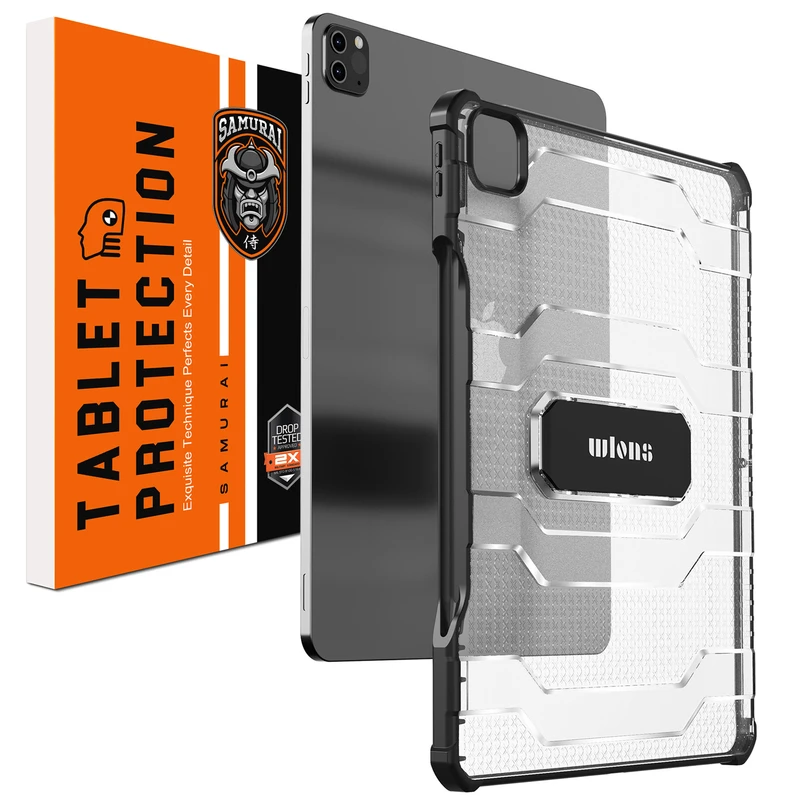 کاور سامورایی مدل Wlons مناسب برای تبلت اپل iPad Air 11 2025 / iPad Air 11 2024 / iPad Pro 11 2022 / 2021 / 2020 / iPad Air 4 / iPad Air 5 