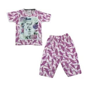 ست تی شرت آستین کوتاه و شلوارک دخترانه کیکی رایکی مدل KBB06345-013