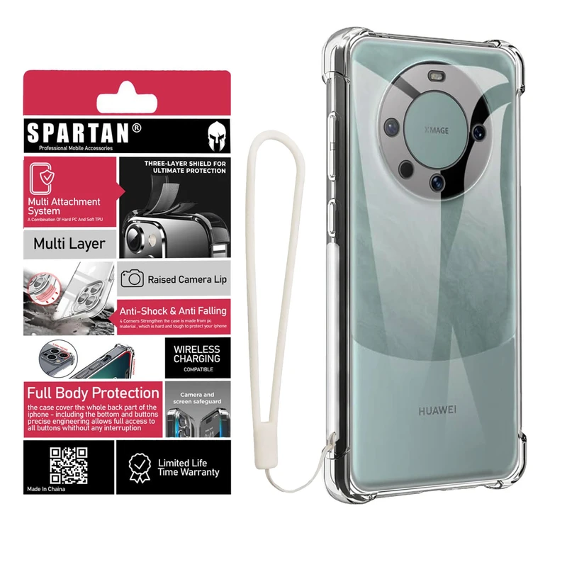 کاور اسپارتان مدل Airbag Strap مناسب برای گوشی موبایل هوآوی Mate 60 Pro به همراه بندآویز