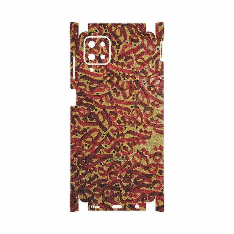 برچسب پوششی ماهوت مدل Nastaliq-6-FullSkin مناسب برای گوشی موبایل سامسونگ Galaxy A12 Nacho