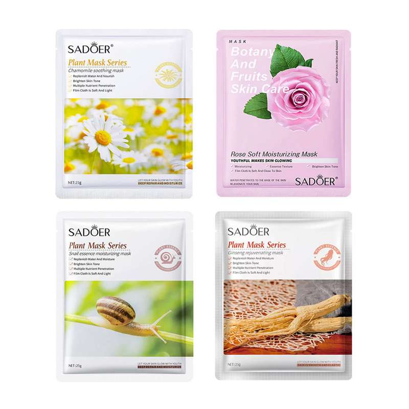 ماسک صورت سادور کد 03 وزن 25 گرم مجموعه 4 عددی