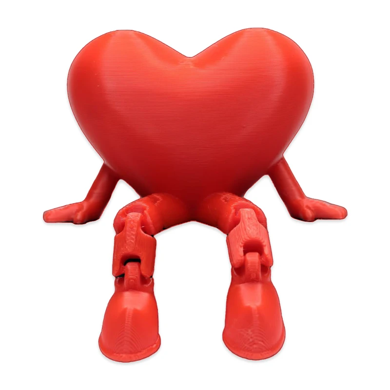 دکوری مدل قلب فانتزی متحرک ارتفاع 6 سانتی‌متر