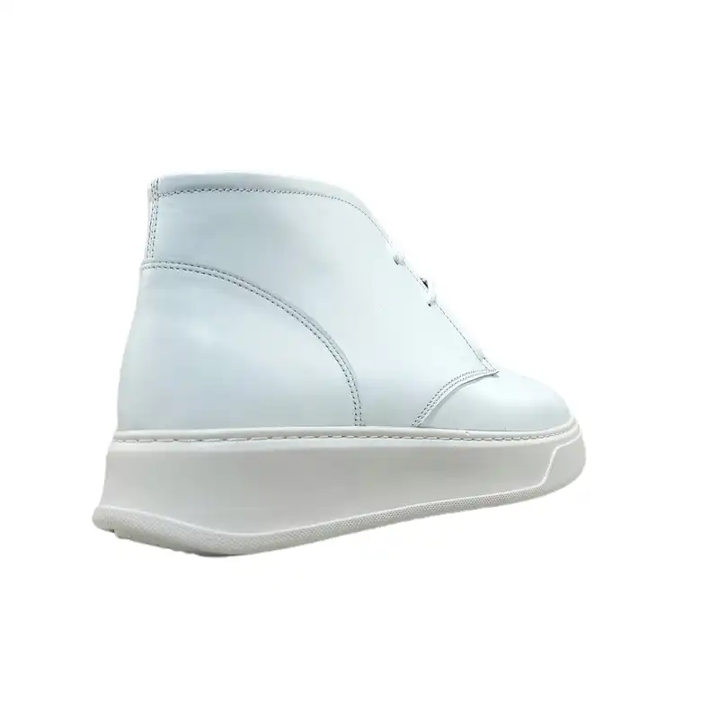 نیم بوت زنانه کرمانی مدل چرم دستدوز کد 652 رنگ سفید