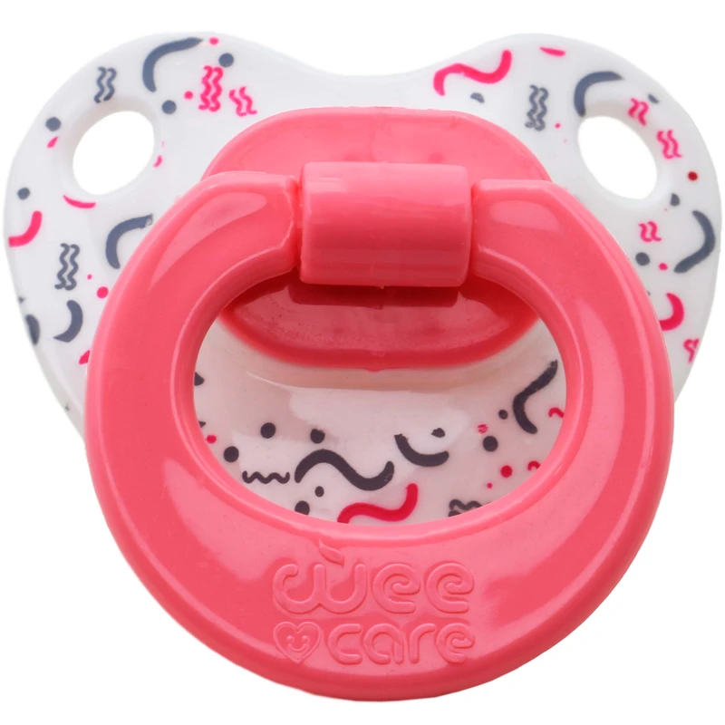 پستانک ارتودنسی وی کر مدل دسته دار مات چاپدار joyful  کد P123