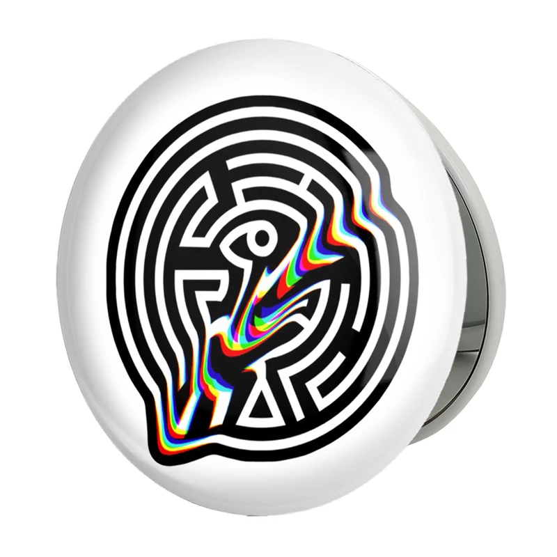 آینه جیبی خندالو طرح سریال وست ورلد West World مدل تاشو کد 10198 