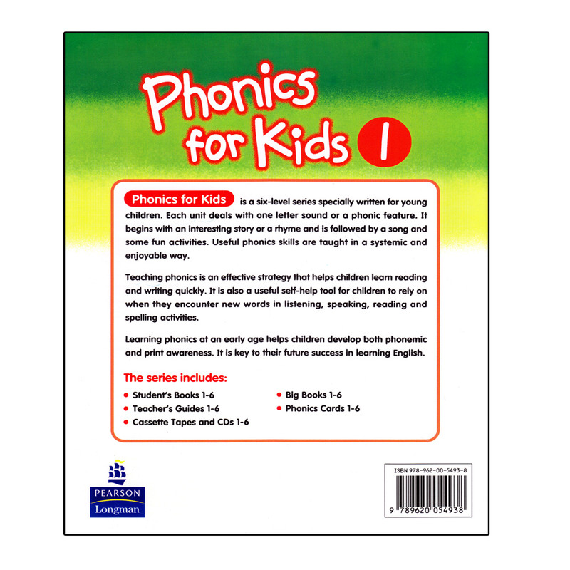 کتاب Phonics For Kids 1 اثر Thomas Gordon And Nathan Shu انتشارات الوندپویان کتاب Phonics For Kids 1 اثر Thomas Gordon And Nathan Shu انتشارات الوندپویان