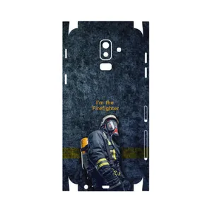 MAHOOT Firefighter-FullSkin Cover Sticker for Samsung Galaxy J8