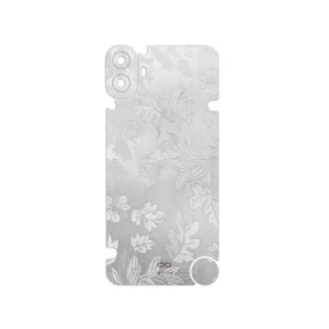 MAHOOT Silver-Wildflower Cover Sticker for Nothing CMF Phone 1