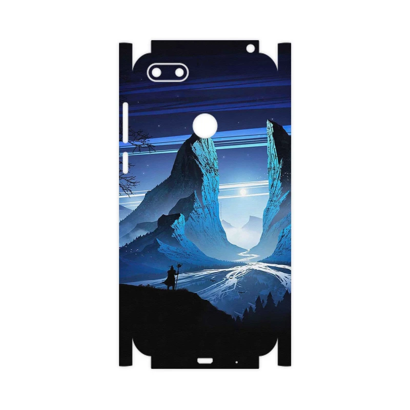 برچسب پوششی ماهوت مدل Blue Mountains Digital Art-FullSkin مناسب برای گوشی موبایل موتورولا Moto E6 Play