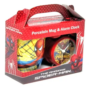 ساعت رومیزی کودک مدل SPIDER-MAN به همراه ماگ