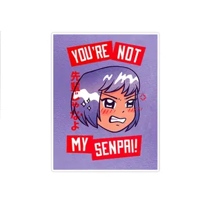 استیکر موبایل ماسا دیزاین مدل stkv0359 طرح anime