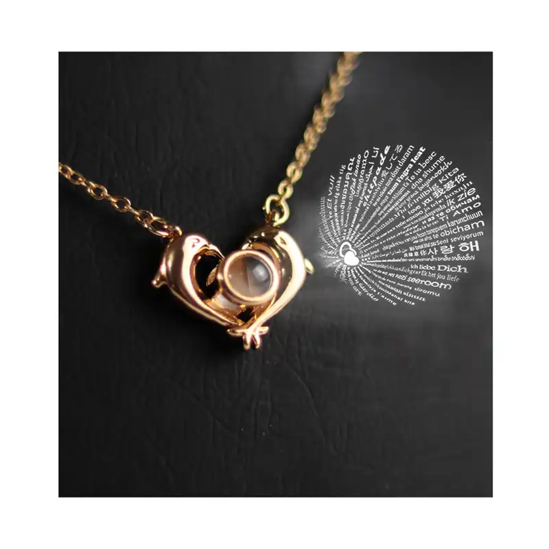 گردنبند زنانه مدل دوستت دارم به صد زبان دنیا 30