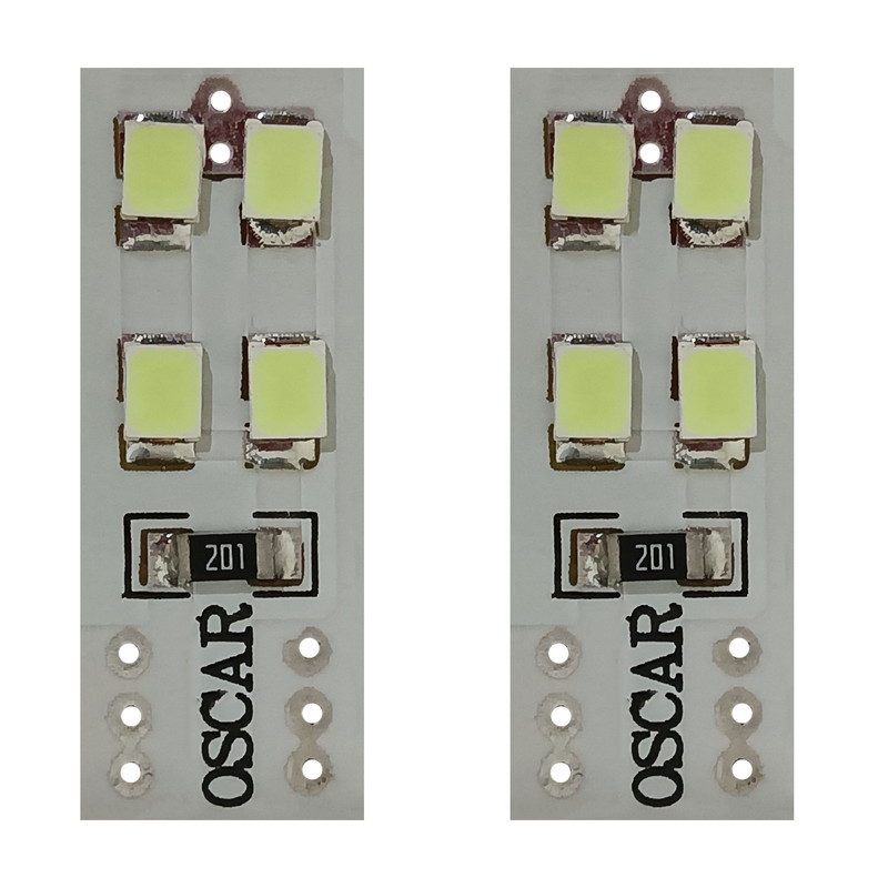 لامپ ال ای دی خودرو اسکار کد T201 بسته 2 عددی