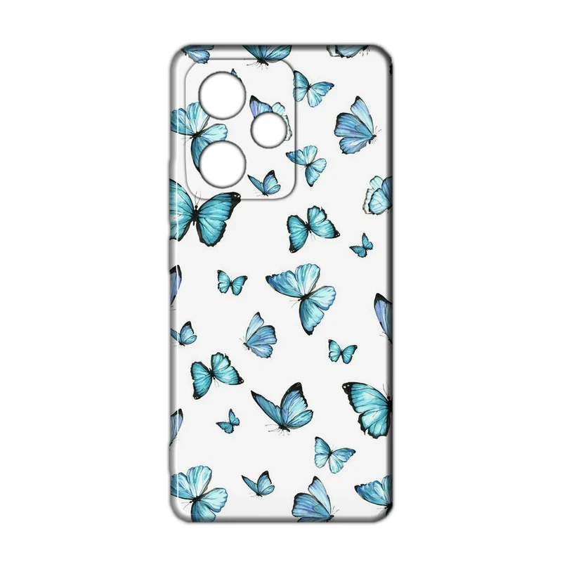 کاور مدل پروانه کد 106 مناسب برای گوشی موبایل شیائومی Redmi 13