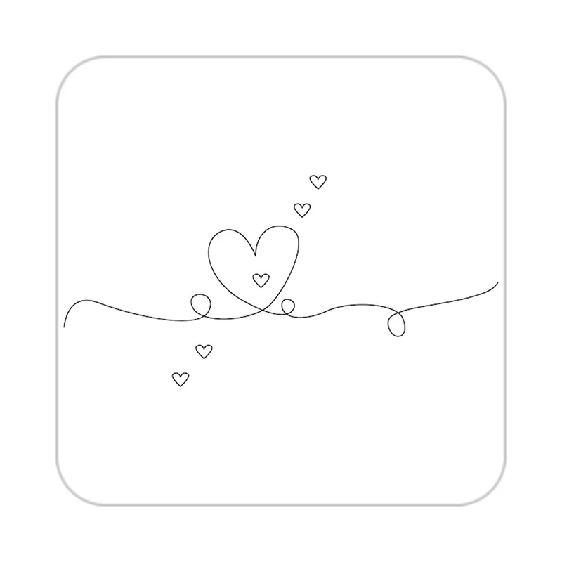 زیر لیوانی کاکتی طرح عاشقانه مدل mp36869