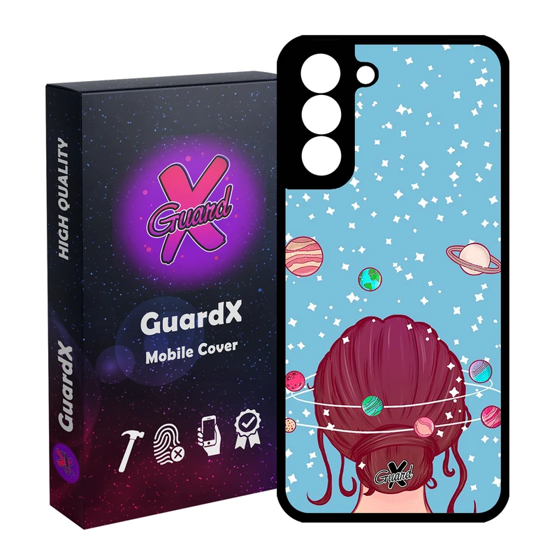 کاور گارد ایکس طرح Girl مدل Glass10211 مناسب برای گوشی موبایل سامسونگ Galaxy S21