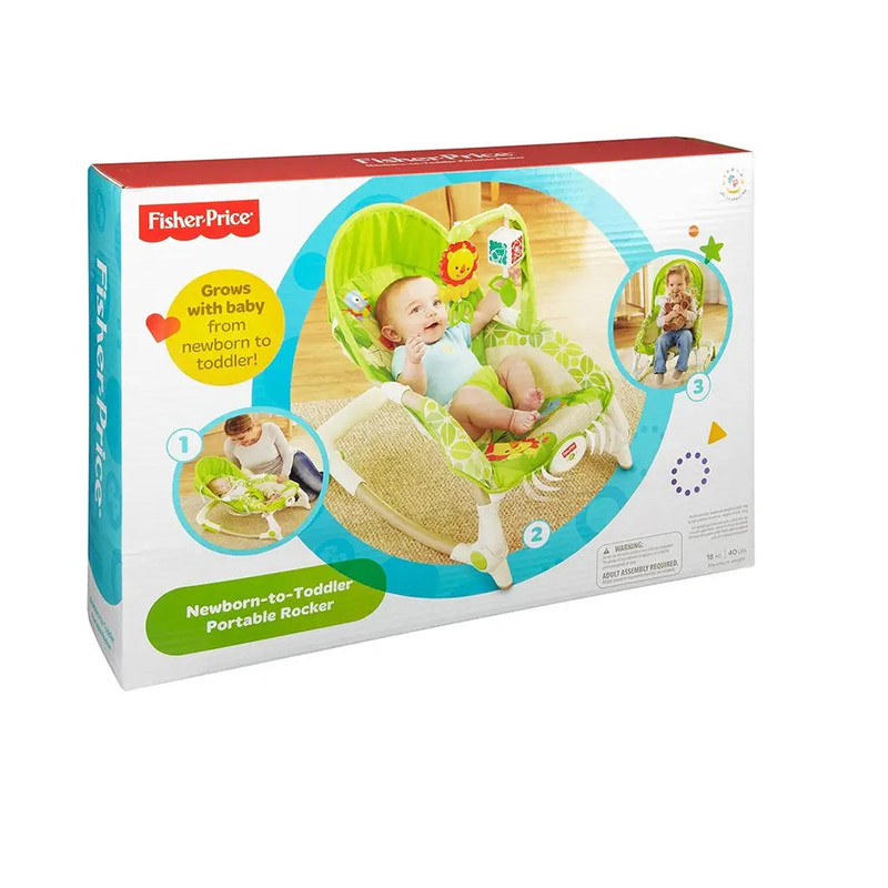 گهواره نوزاد فیشر پرایس مدل Newborn To Toddler Portable Rocker کد BCD30 گهواره نوزاد فیشر پرایس مدل Newborn To Toddler Portable Rocker کد BCD30