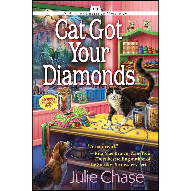 کتاب Cat Got Your Diamonds اثر Julie Anne Lindsey and Julie Chase انتشارات Crooked Lane Books