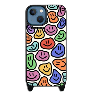 AKAM AMCWLA14-HAPPY FACE2 Cover For Apple iPhone 14