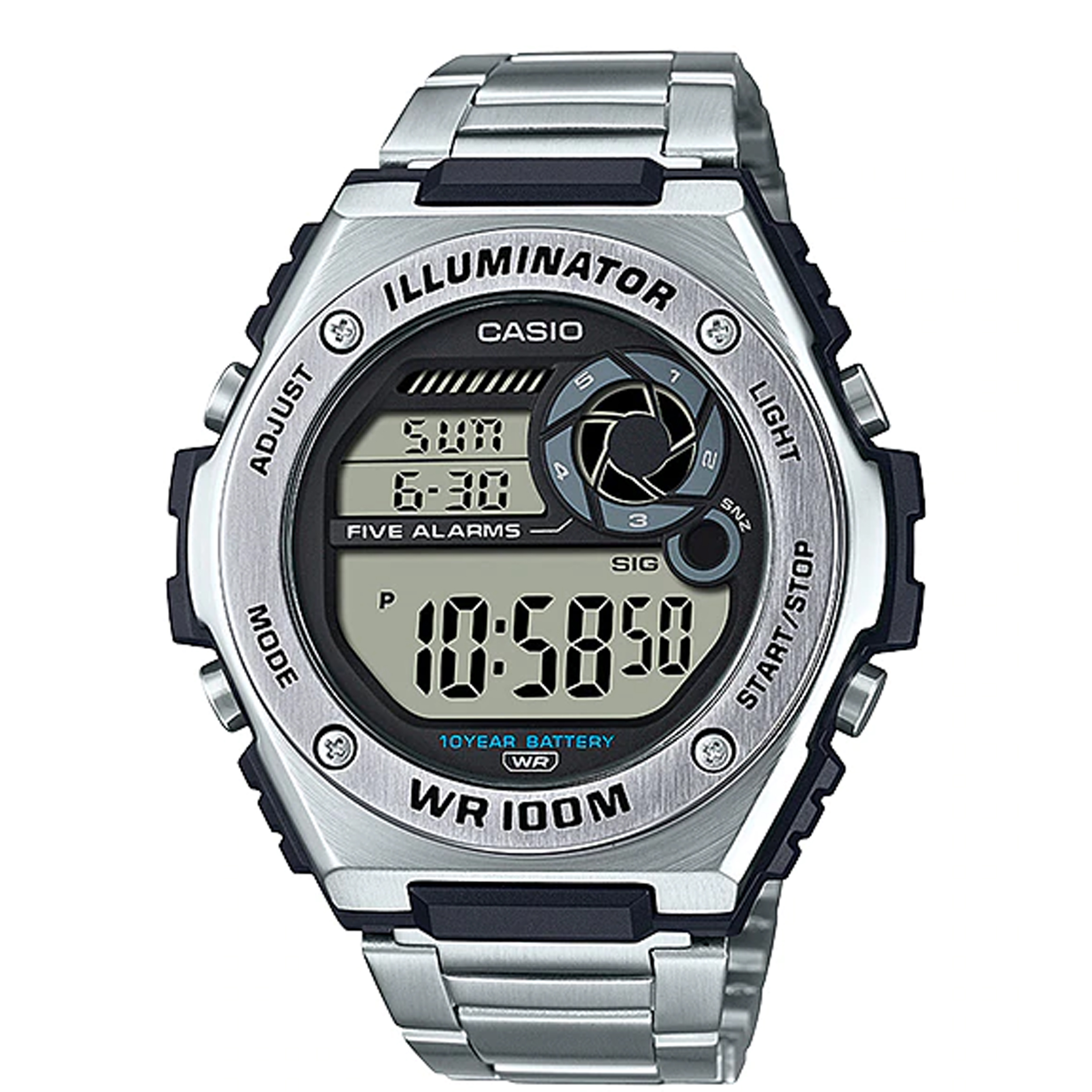 ساعت مچی دیجیتال مردانه کاسیو مدل MWD-100HD-1AVDF
