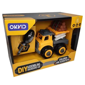 اسباب بازی مدل کامیون حمل چوب طرح ساز و باز کد 1013