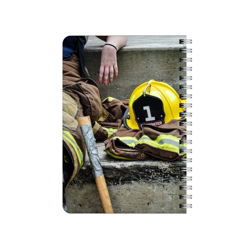 دفترچه یادداشت بامبیلیپ مدل چوبی طرح آتش نشان کد 1255099