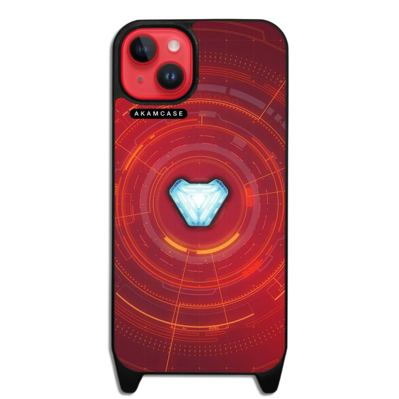 کاور آکام مدل AMC-WLA15PLUS-IRON MAN7 مناسب برای گوشی موبایل اپل iPhone 15 Plus