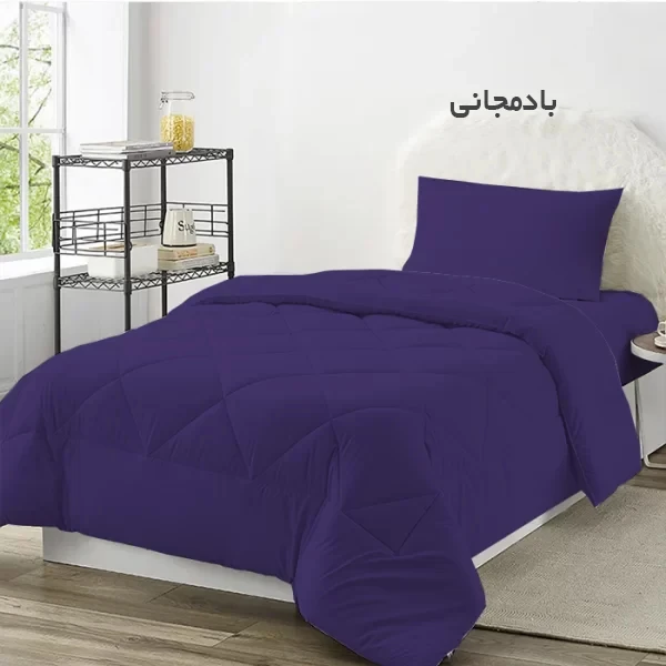 عکس شماره 5 : لحاف چیداری مدل میکرو یک نفره سایز 190x220سانتی متر