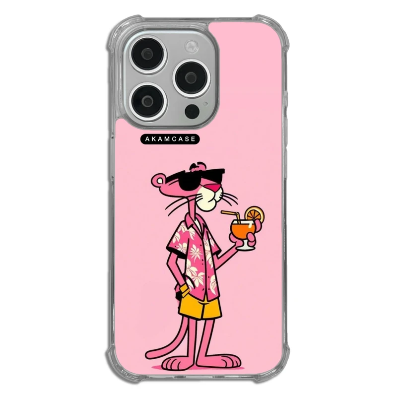 کاور آکام مدل AMC-WTA15PRO-PINK PANTHER13 مناسب برای گوشی موبایل اپل iPhone 15 Pro