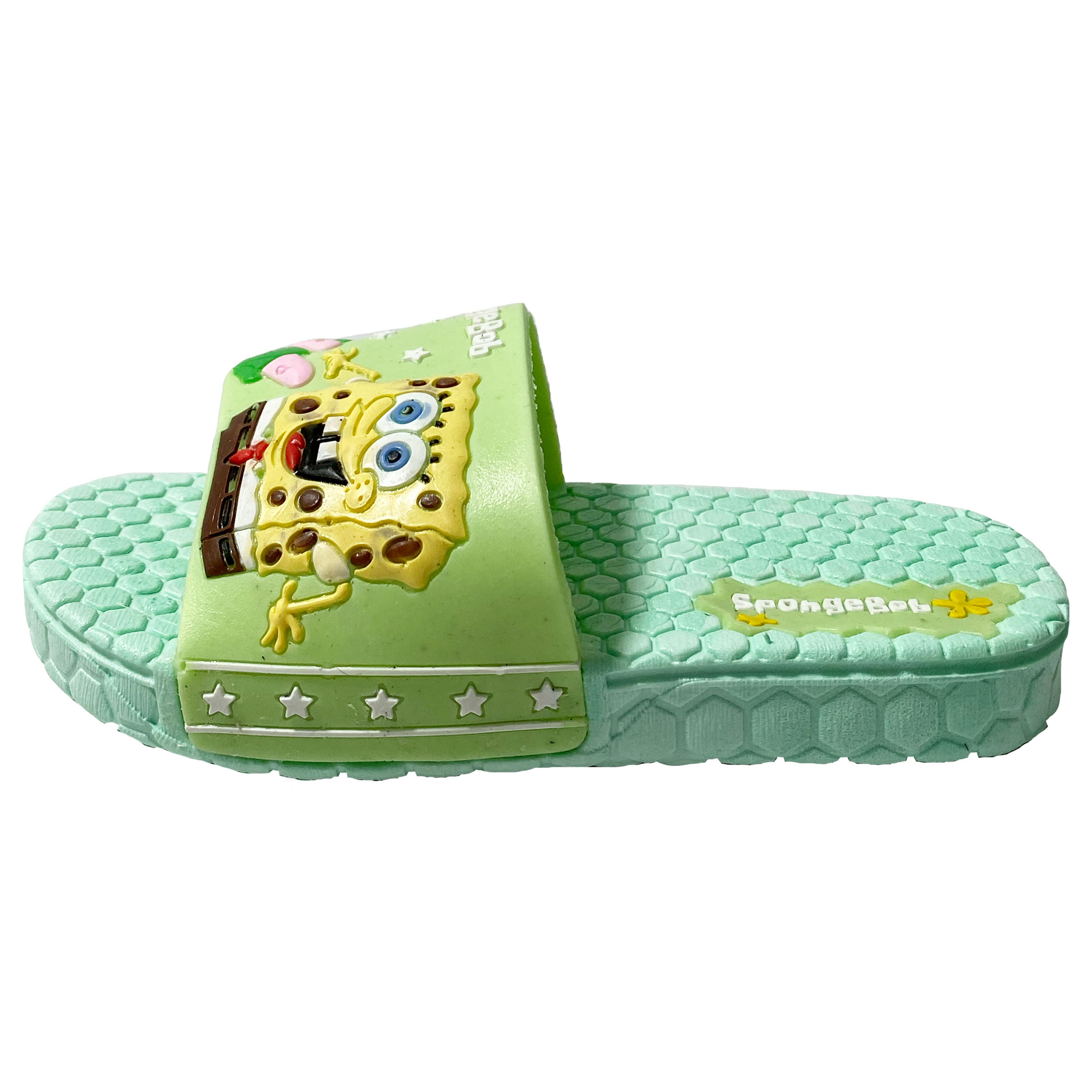 دمپایی بچگانه مدل P1-spongebob-GN