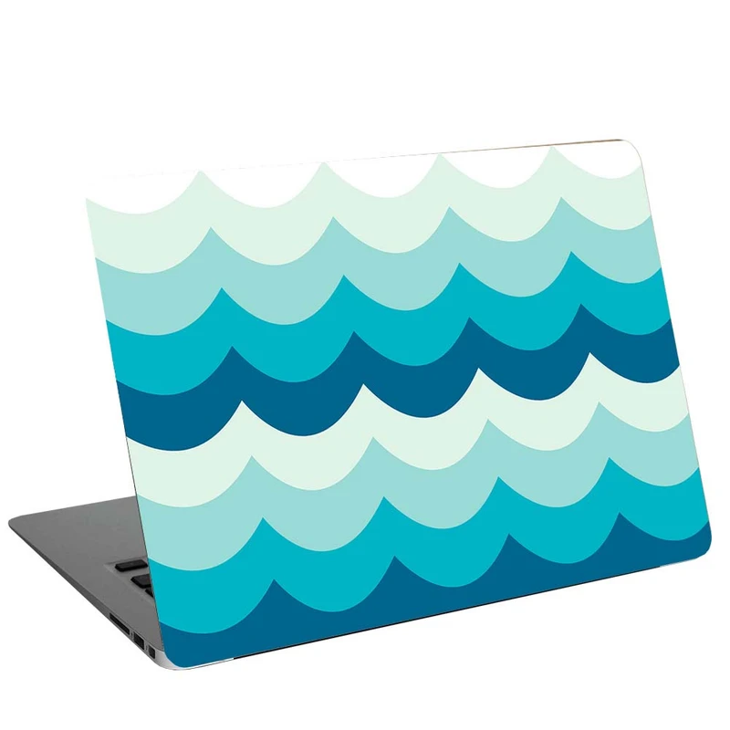 استیکر لپ تاپ طرح Bluewave Pattern کد C-236 مناسب برای لپ تاپ 15.6 اینچ