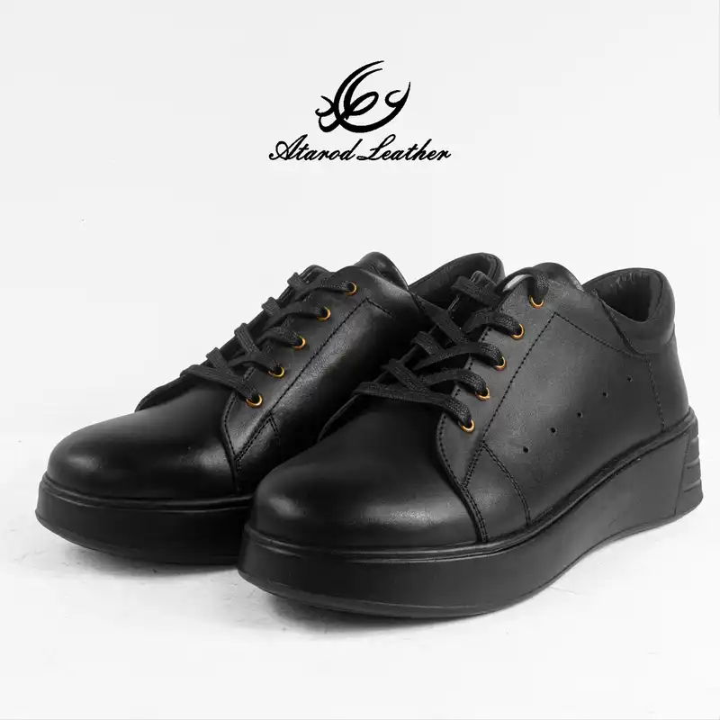 کفش روزمره زنانه چرم عطارد مدل چرم طبیعی کد SH53