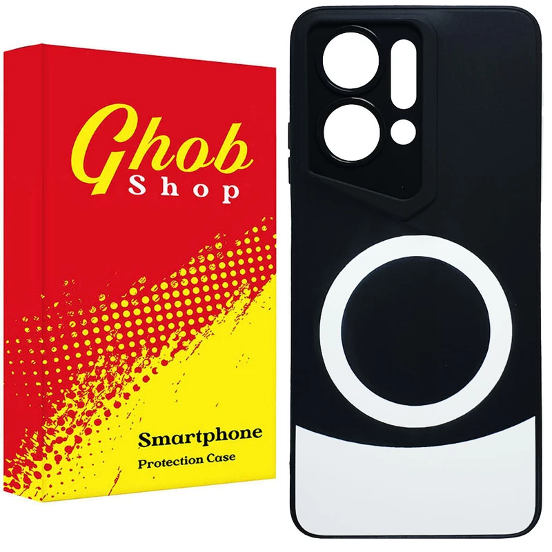 کاور قاب شاپ مدل مگ سیف طرح دو رنگ مناسب برای گوشی موبایل آنر X7A