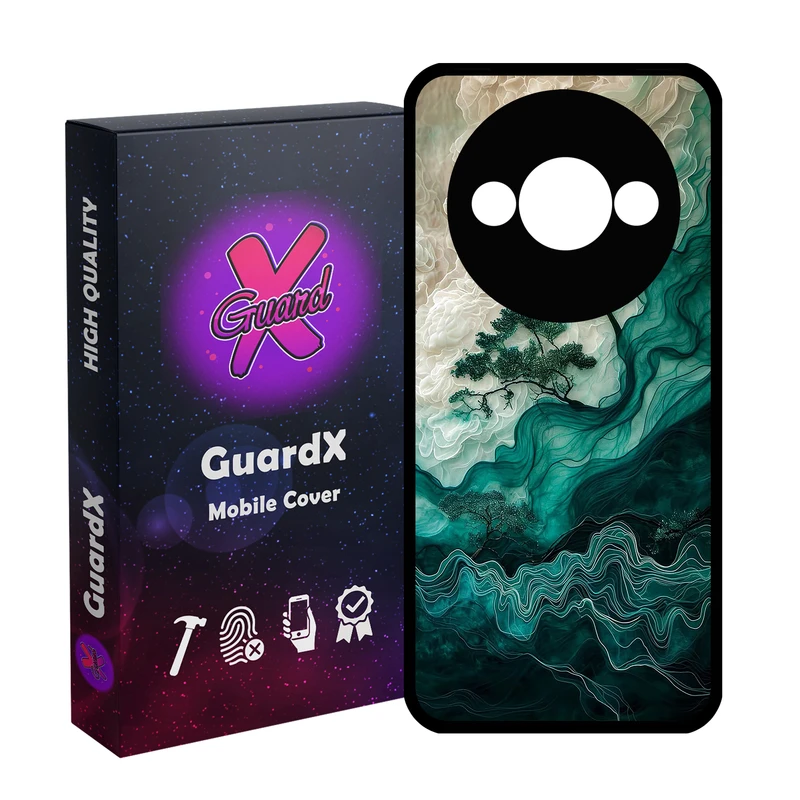 کاور گارد ایکس طرح کوچه ساحل مدل Glass10745 مناسب برای گوشی موبایل شیائومی Redmi A3 4G/ A3X 4G/ Poco C61