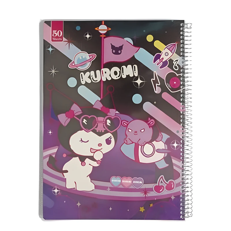 دفتر مشق 50 برگ مدل کرومی طرح مجلد کد 120606