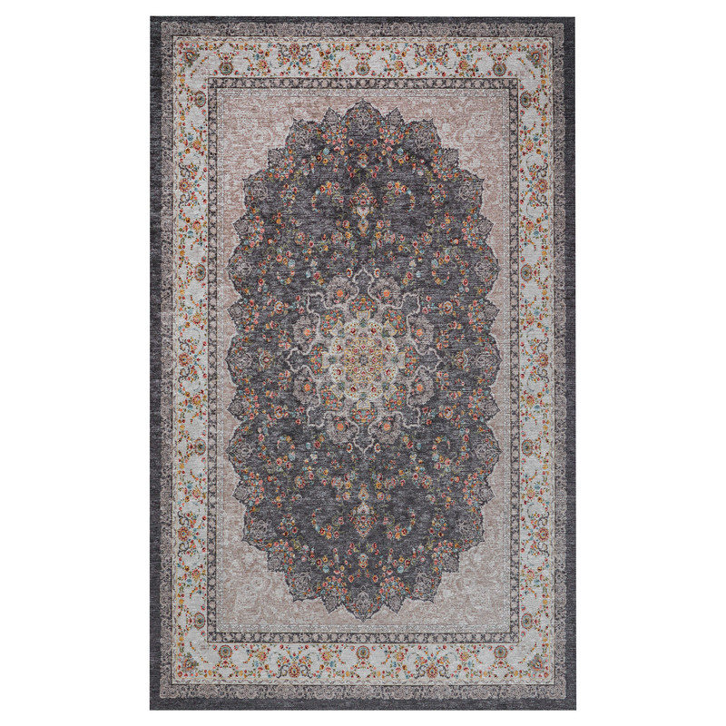 روفرشی مدل روفرشی کشدار نانو ابریشم سارای کد 621 زمینه طوسی روشن