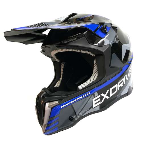 کلاه کاسکت مدل کراسی کد EXDRIVE