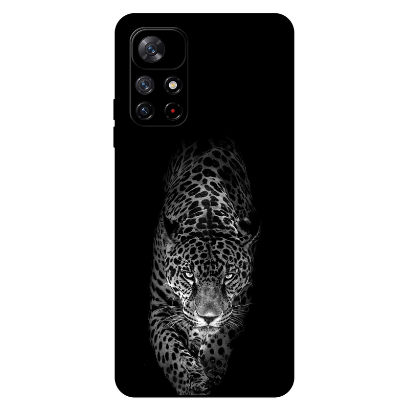 کاور مگافون طرح پلنگ مدل 1879 مناسب برای گوشی موبایل شیائومی Redmi Note 11s 5G / 11T 5G