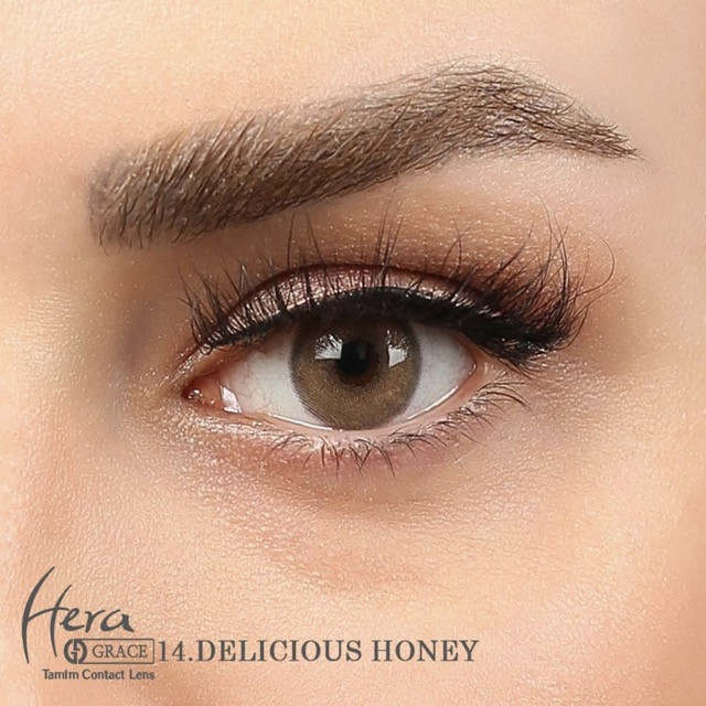 لنز چشم هراگریس شماره 14 رنگ عسلی